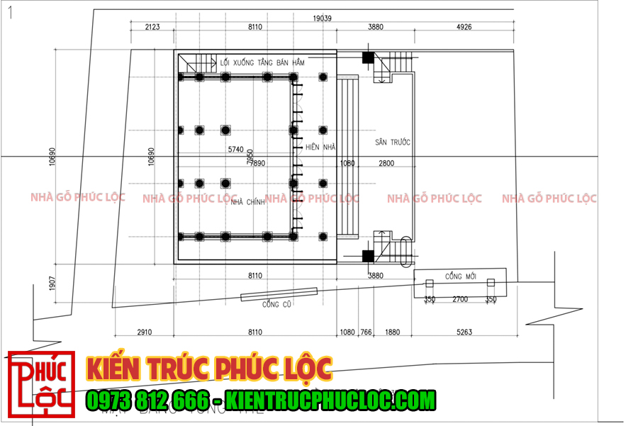 Bản vẽ phải có thông số kỹ thuật rõ ràng